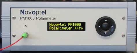 polarimeter pm1000 novoptel|Novoptel: Polarimeter: Technology at work.